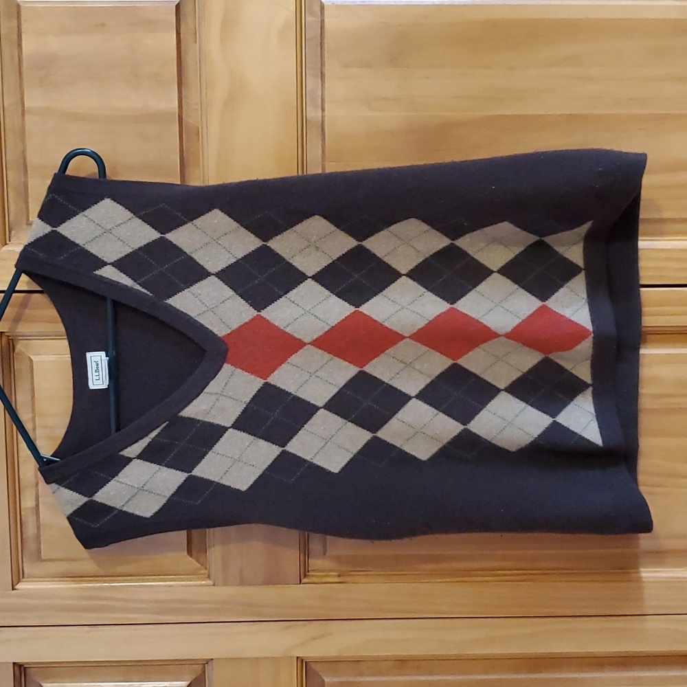 LL Bean sweater vest